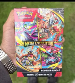 Pokemon TCG Mega Evolution Booster Bundle (6 Pack) New & Sealed - Image 1