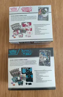 Pokemon TCG Black Bolt and White Flare Elite Trainer Box ETB Bundle (BOTH)📦🚀 - Image 4