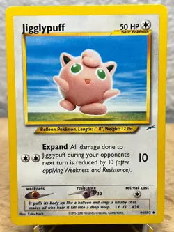 Neo Destiny Jigglypuff 44/105 Uncommon Pokemon Unlimited NM/LP - Image 1