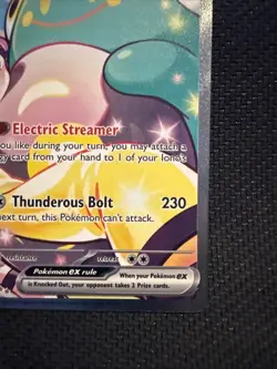 Pokemon Iono's Bellibolt EX 183/159 Sv09 Journey Together Holo Spec Illustration - Image 4