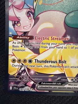 Pokemon Iono's Bellibolt EX 183/159 Sv09 Journey Together Holo Spec Illustration - Image 5