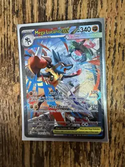 Pokemon Mega Evolution #179/132 Mega Lucario ex Special Illustration Rare - Image 1