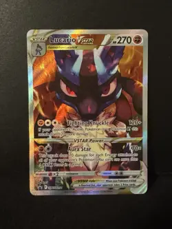Pokemon Lucario VSTAR SWSH291 Sword & Shield Promo Full Art Holo - Image 1