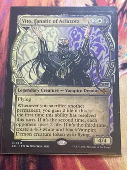 MTG - 1x Vito Fanatic of Aclazotz - Lost Caverns of Ixalan - NM - Showcase Magic - Image 1