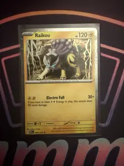 Pokemon Raikou 48/132 Cosmo Holo Promo English NM - Image 1