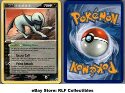 2006 Pokemon, EX Legend Maker, #15/92 Absol, Rare - Image 1