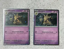 Pokemon TCG Kadabra 064 Cosmos Holo Promo w/ Swirl NM/M (A) - Image 2