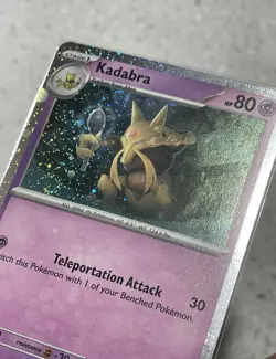 Pokemon TCG Kadabra 064 Cosmos Holo Promo w/ Swirl NM/M (A) - Image 4