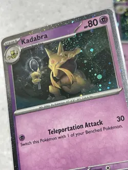 Pokemon TCG Kadabra 064 Cosmos Holo Promo w/ Swirl NM/M (A) - Image 5