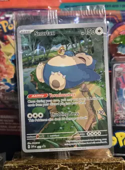 Pokemon TCG Snorlax SVP051 Scarlet & Violet 151 ETB Full Art Promo Still SEALED. - Image 1