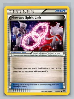 Mewtwo Spirit Link 144/162 Uncommon BREAKthrough Pokemon Near Mint - Image 1