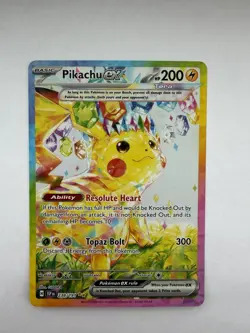 Pokemon TCG Pikachu EX 238/191 Sir Surging Sparks Near Mint English Edition - Image 1
