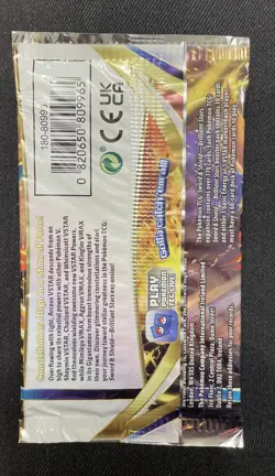 NEW & SEALED Pokemon sword & shield Brilliant Stars CHARIZARD ART Booster Pack - Image 2