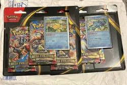 Pokemon TCG Mega Evolution Triple Blister Pack x1 Psyduck & x1 Golduck - Image 1