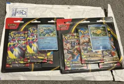 Pokemon TCG Mega Evolution Triple Blister Pack x1 Psyduck & x1 Golduck - Image 2