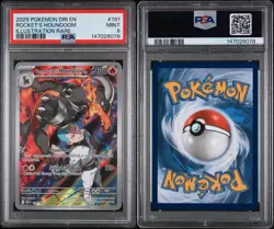 2025 POKEMON DRI EN-DESTINED RIVALS | ILLUSTRATION RARE TEAM ROCKET'S HOUNDOOM - Image 3