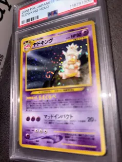 Pokemon Neo Genesis Slowking No.199 Japanese Edition PSA 8 With Swirl - Image 2