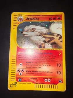 2003 Pokemon Skyridge Arcanine Holo #H2/H32 Eng - Image 2