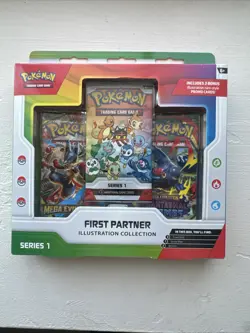 Pokemon TCG First Partner Illustration Collection Series 1 Box SEALED - Image 1