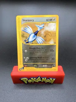 Pokemon TCG Skyridge Skarmory Skyridge 97/144 Common Non Holo NM Print Error - Image 1