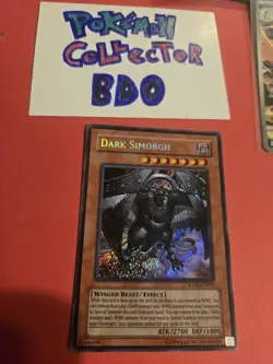 Dark Simorgh Secret Rare Stardust Overdrive Yugioh Tcg Mp - Image 1