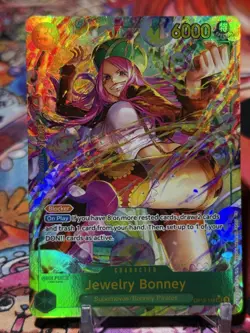 JEWELRY BONNEY - One Piece TCG OP12-118 - AA Alt Art Super Rare SR - Image 1