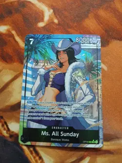 One Piece The Azure Sea’s Seven Ms. All Sunday OP14-084 Alt Art NM English - Image 2