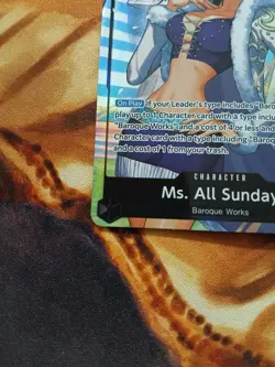 One Piece The Azure Sea’s Seven Ms. All Sunday OP14-084 Alt Art NM English - Image 5
