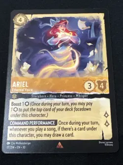 Ariel Ethereal Voice 17/204 Non Foil -Near Mint- Lorcana TCG - Image 1