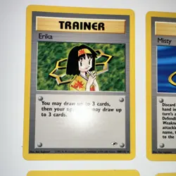 Pokemon TCG Gym Challenge Trainer Card Lot - Erika, Misty, Sabrina (6 Cards) - Image 2