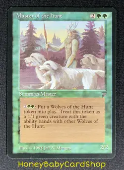 MTG Legends 1994 Master of the Hunt NM+ Card LEG Rare Old School 93/94 - Image 2