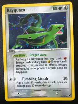 Rayquaza 22/107 EX Deoxys set 2005 Pokemon holo rare card MP - Image 1