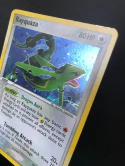 Rayquaza 22/107 EX Deoxys set 2005 Pokemon holo rare card MP - Image 2