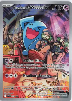 Team Rocket's Wobbuffet Promo SV: Scarlet & Violet Promo Cards 203 NM - Image 1
