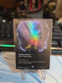 Godless Shrine (Borderless) Foil R 0280 EOE - Image 1