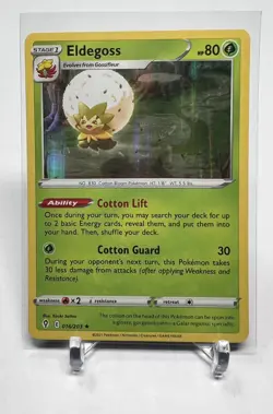Eldegoss 016/203 Holo Rare Evolving Skies Pokemon Card NM - Image 1