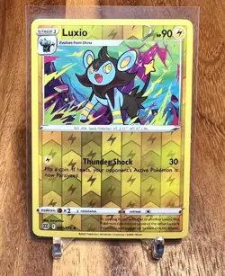 Luxio 050/172 Brilliant Stars Reverse Holo Uncommon Pokemon Card NM - Image 1