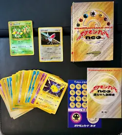 Neo Genesis Japanese Pokemon Starter Deck | 60 Cards 2 HOLO Opened NM Condition! - Image 1