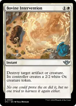 x1 Bovine Intervention OTJ MTG 6 UNCOMMON M/NM 1x - Image 1