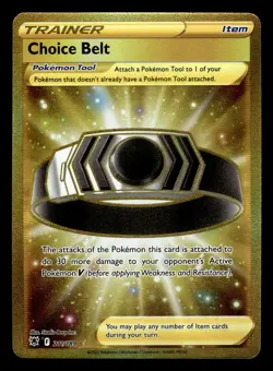 Choice Belt 211/189 Secret Rare Astral Radiance Pokemon Card - Image 1