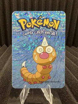 Weedle #13 - Vintage Vending Machine Prism Sticker 2000 - Pokemon Card - Image 1