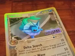 Vaporeon (Delta Species) - 2005 Pokemon EX Reverse Holo Stamped Card - 18/113 - Image 3