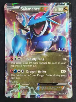 Salamence EX XY170 Holo - Promo - Pokemon Card - Moderately Played - Image 1
