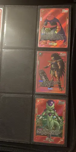 Dragon Ball Super Card Game FB02 Majin Buu Raditz Frieza Foil Battle Cards - Image 1