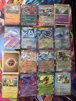 Pokemon 16 ENGLISH Card Lot nm V Max Mega Amazing Ex HOLO Rare Hits Only B56 - Image 1