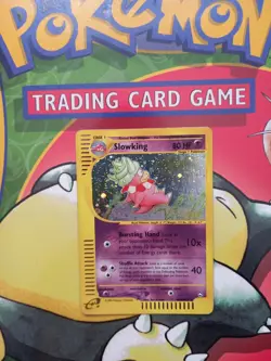 Slowking H22/H32 Aquapolis Holo Rare Pokemon Card - Swirl - Image 1