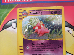 Slowking H22/H32 Aquapolis Holo Rare Pokemon Card - Swirl - Image 3