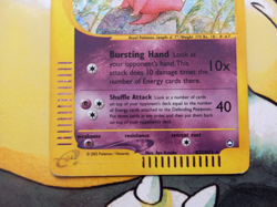 Slowking H22/H32 Aquapolis Holo Rare Pokemon Card - Swirl - Image 4