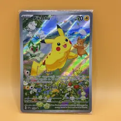 Pokemon TCG Pikachu 088 Scarlet & Violet Full Art Promo Cards Holo SEALED - Image 1