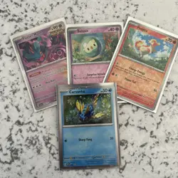 Scarlet & Violet Promo Card and Holo Lot of 4 Nm Fresh Pokemon Cards - Image 1
